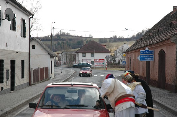 Masopustní průvod obcí 2008