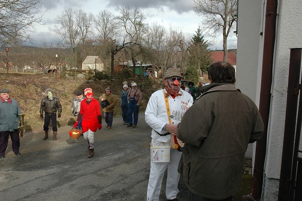 Masopustní průvod obcí 2008